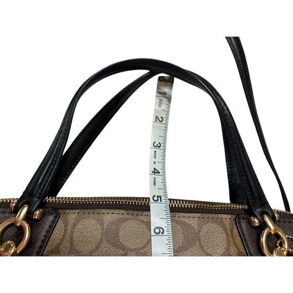 Coach Kacey Satchel handbag with matching wristlet - C6838 - Picture 13 of 13